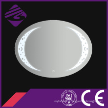 Jnh244 New Arrival Oval Bathroom Glass Mirror with Clock